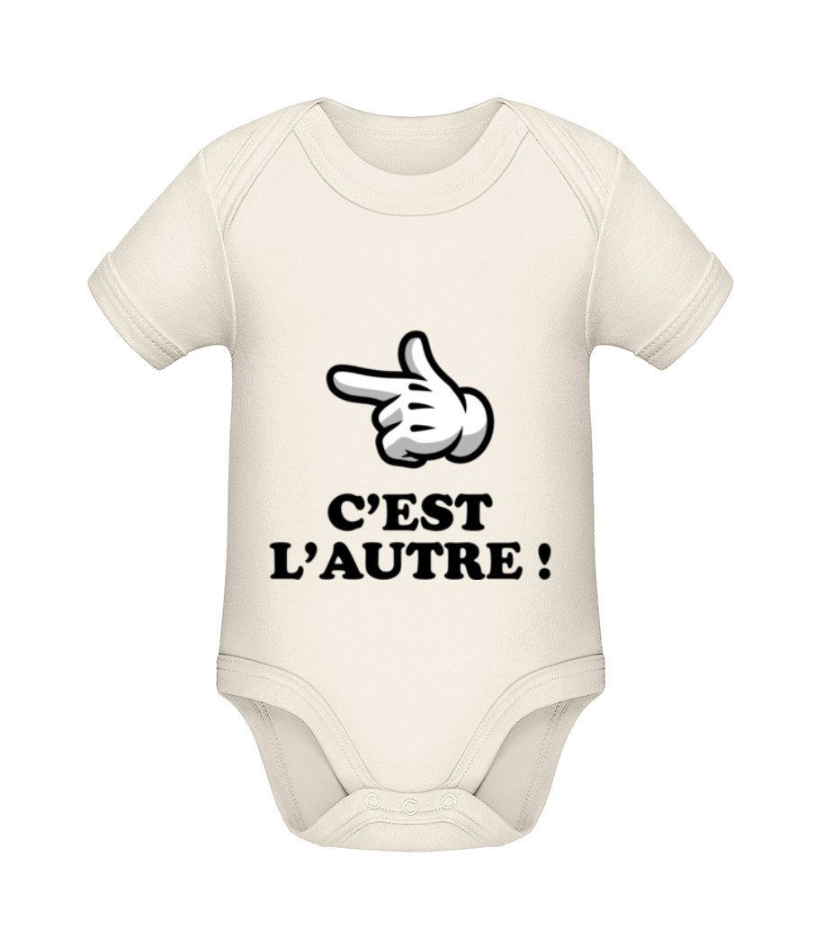 C’est L’autre · Body manches courtes bio