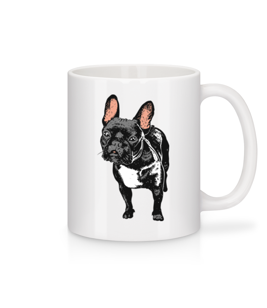 Frenchie · Mug en céramique blanc