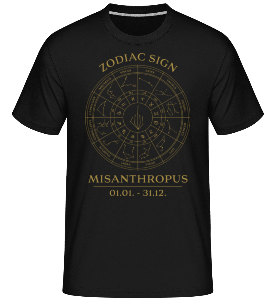 Zodiac Sign Misanthropus ·  T-Shirt Shirtinator homme