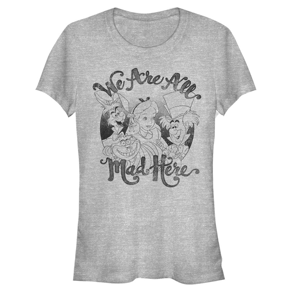 Disney - Alice aux pays des merveilles - Photo de groupe All Mad Here - Femme T-shirt