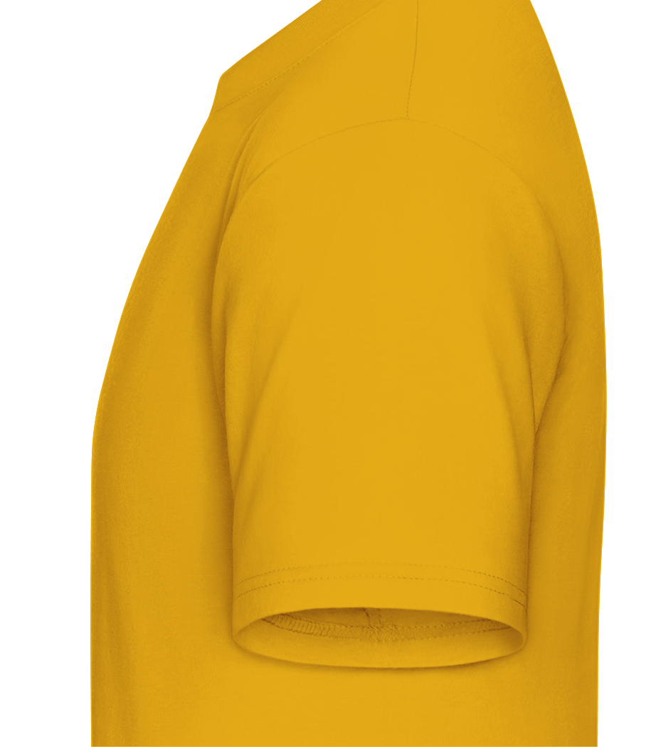Aperçu: Disney - Mickey Mouse - Mickey Mouse Mickey Goes To College - Homme T-shirt - Jaune - Gauche