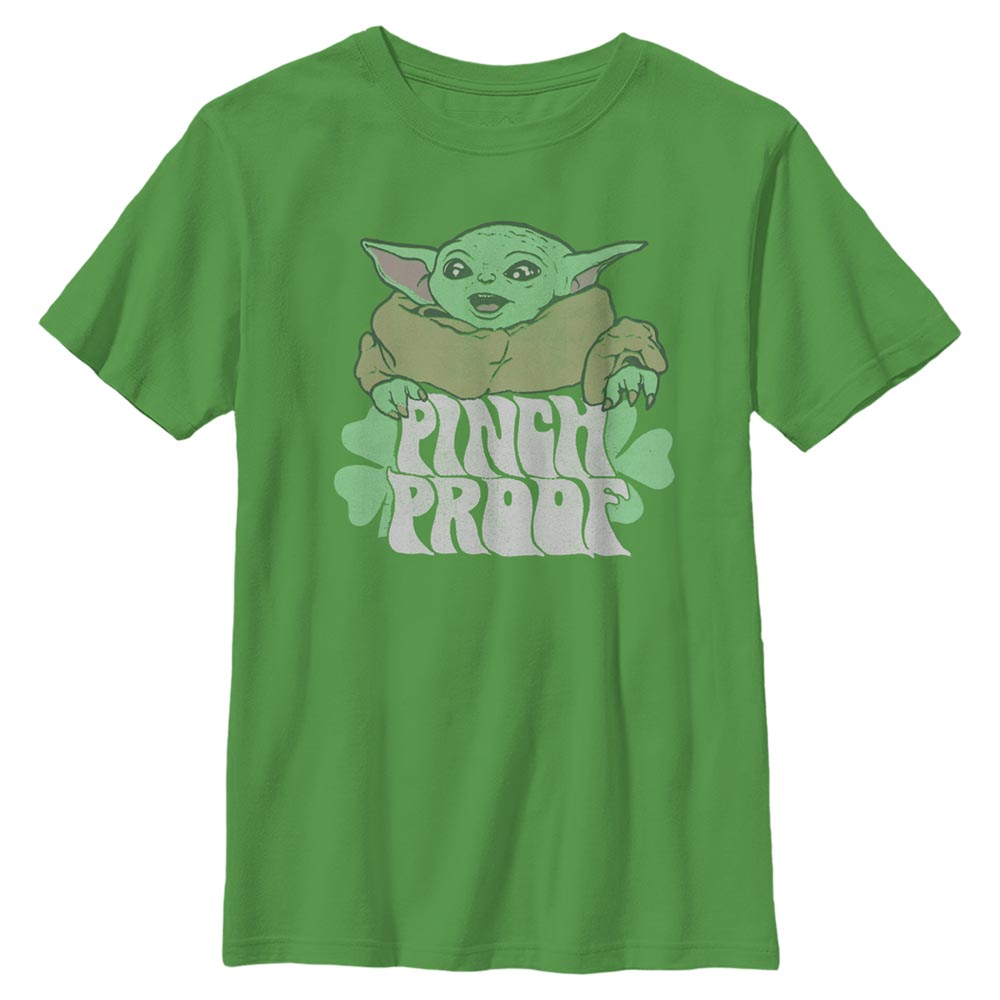 Star Wars - The Mandalorian - Grogu Pinch The Baby - St. Patrick's Day - Enfant T-shirt