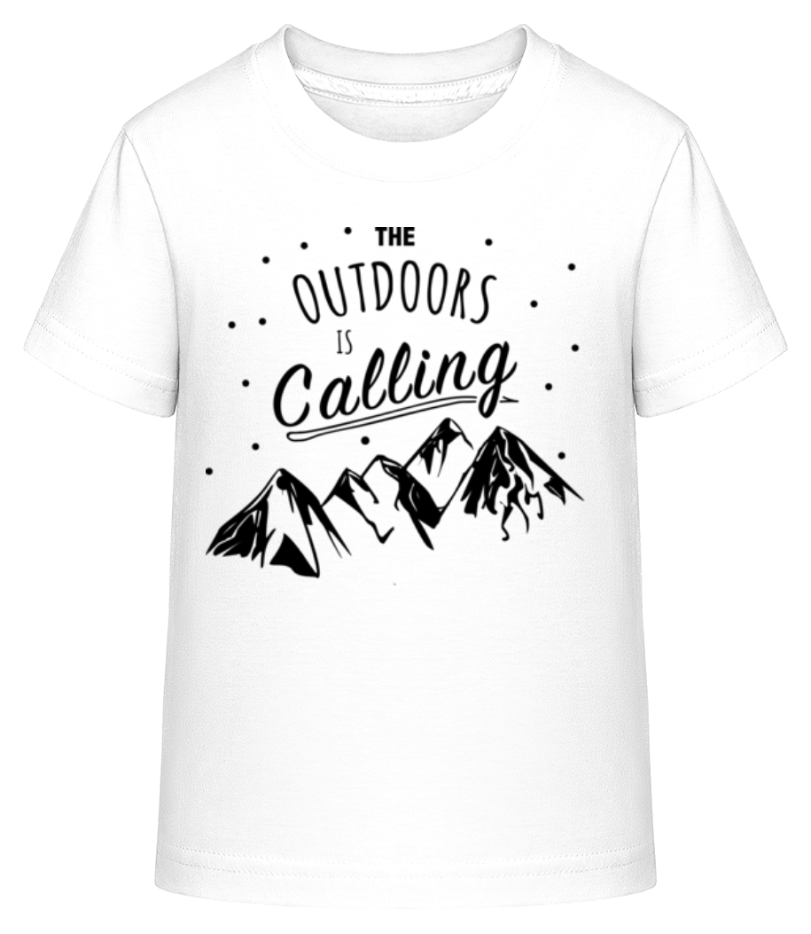 The Outdoors Is Calling · T-shirt shirtinator Enfant