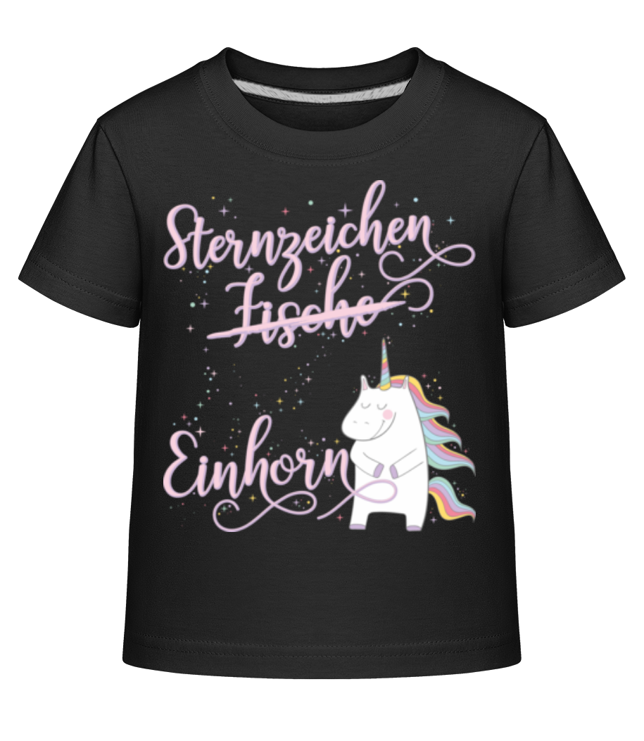 Sternzeichen Einhorn Fische · Shirtinator Kinder Shirt