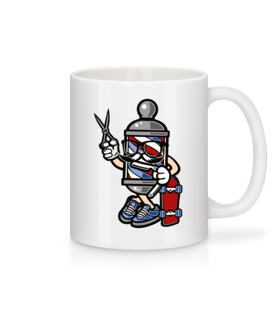 Les patineurs de Barber · Mug en céramique blanc
