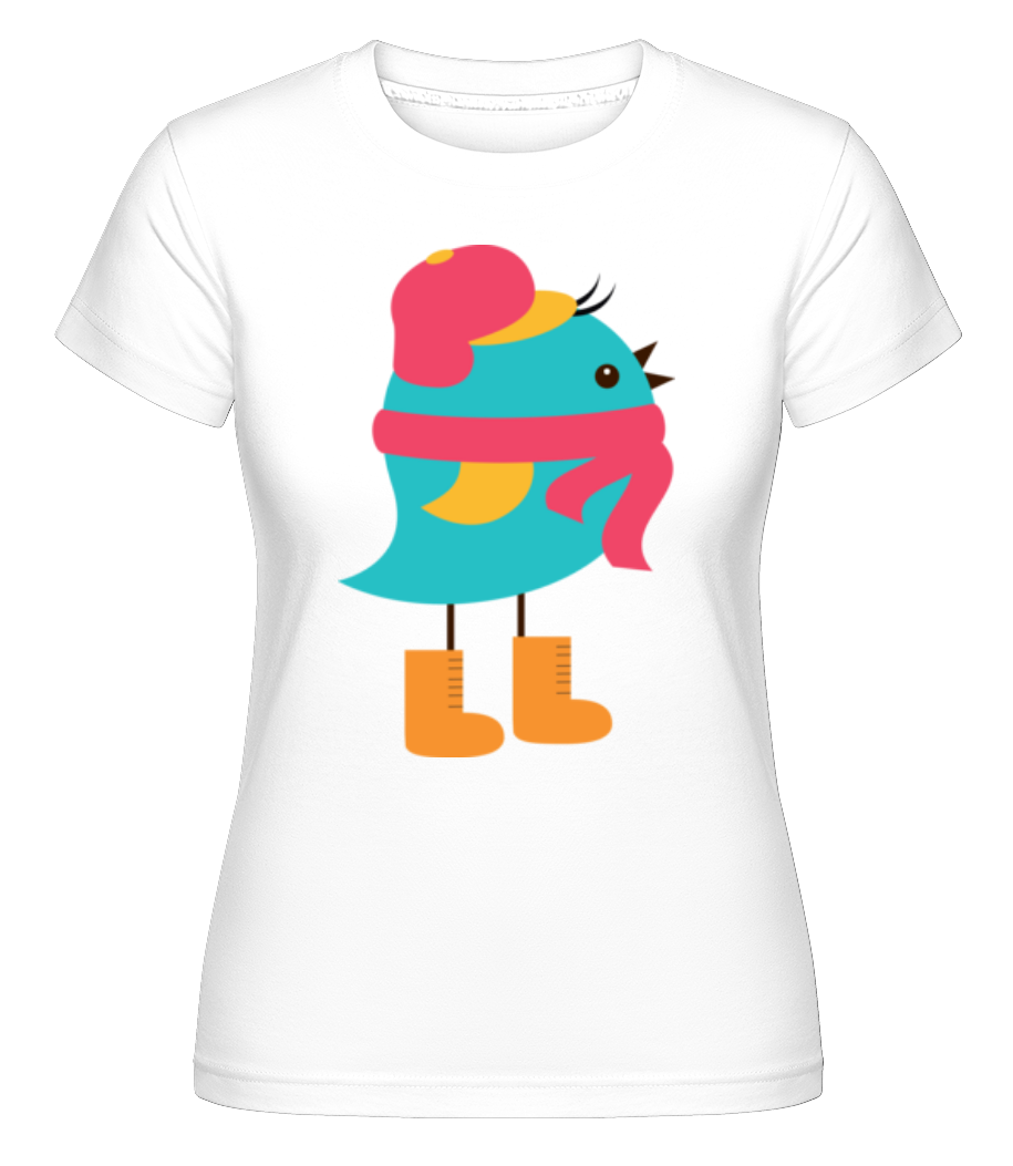 Echarpe D'Oiseau D'Hiver ·  T-shirt Shirtinator femme
