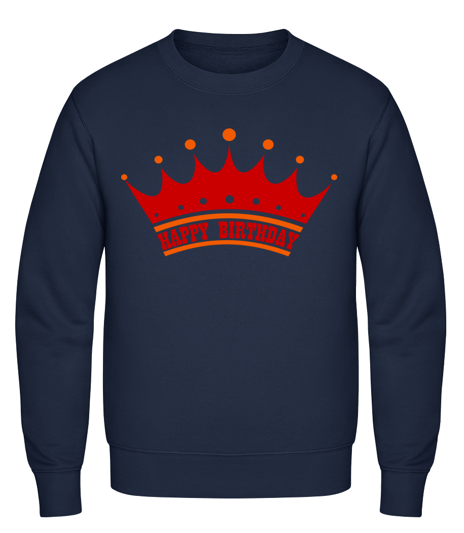 Happy Birthday Couronne · Sweatshirt Homme