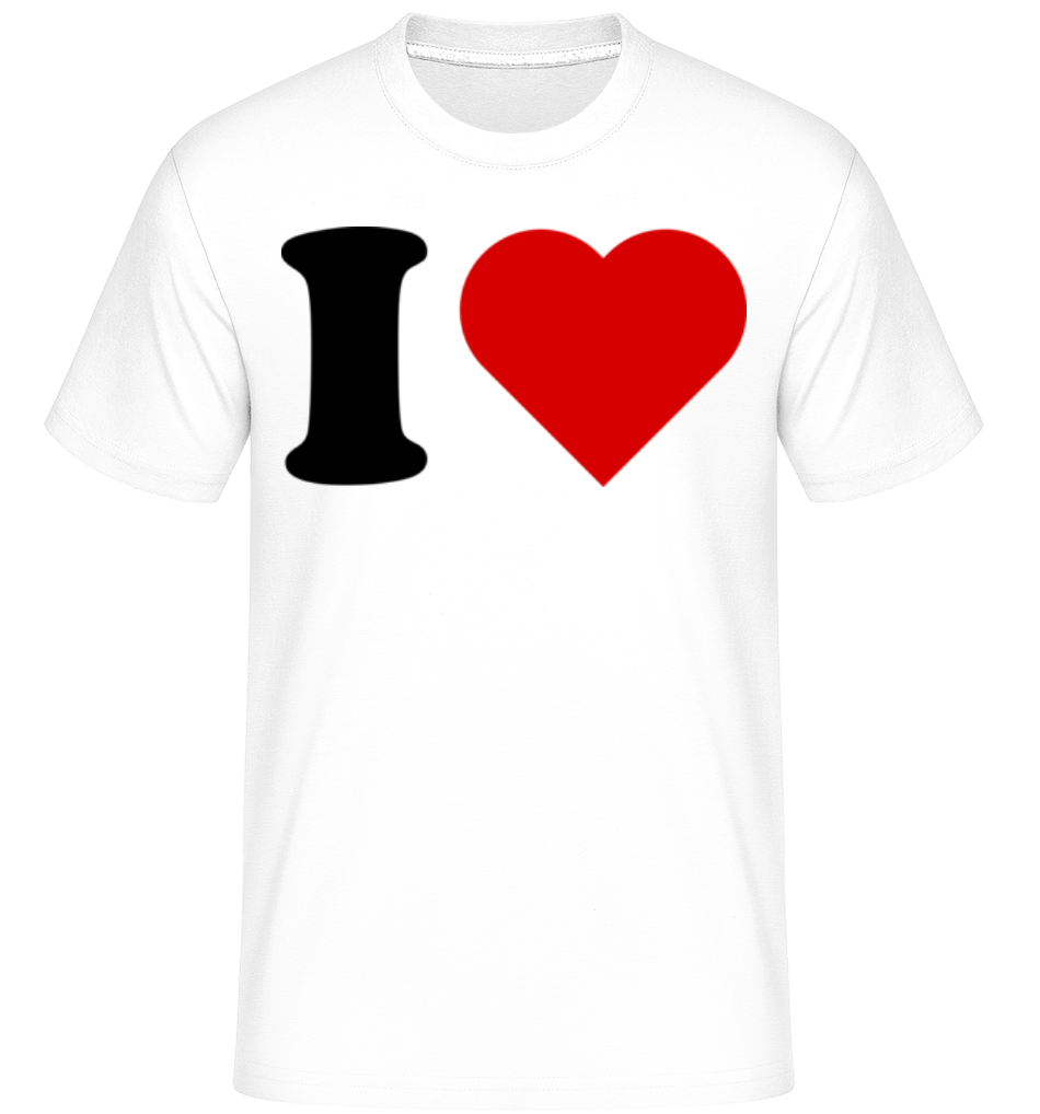 I Love ·  T-Shirt Shirtinator homme