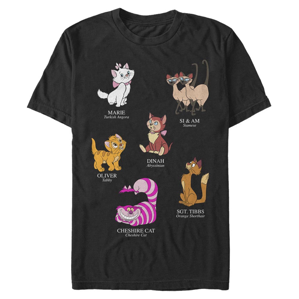 Disney Classics - Mickey Mouse - Photo de groupe Cat Breeds - Homme T-shirt