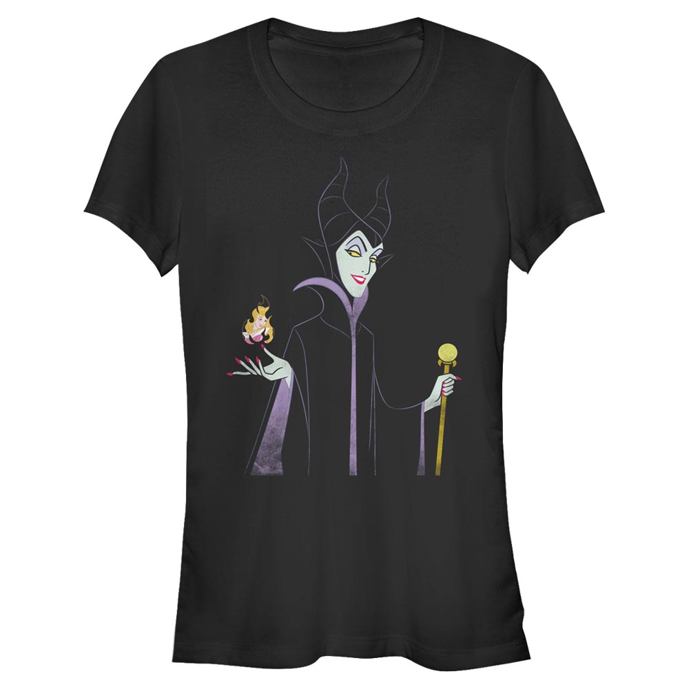 Disney - Sleeping Beauty - Maléfique Minimal Maleficient - Femme T-shirt