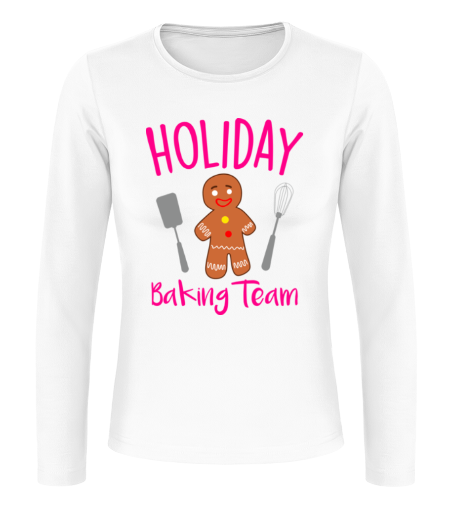 Holiday Baking Team · T-shirt à manches longues standard Femme