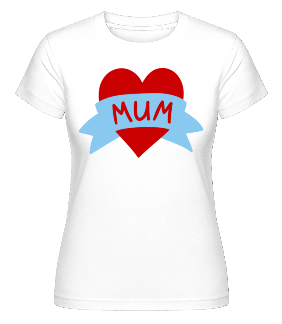 Mum Heart Icon ·  T-shirt Shirtinator femme