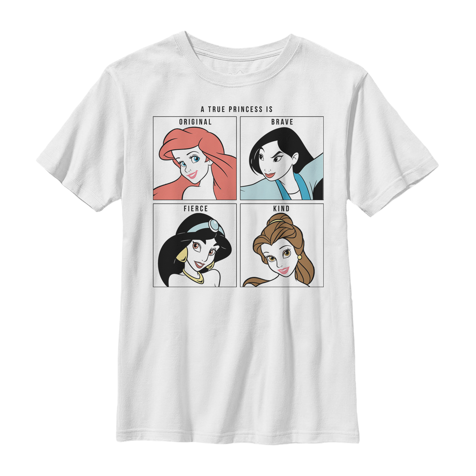 Disney - Princesses Disney - Photo de groupe Portrait Power - Enfant T-shirt
