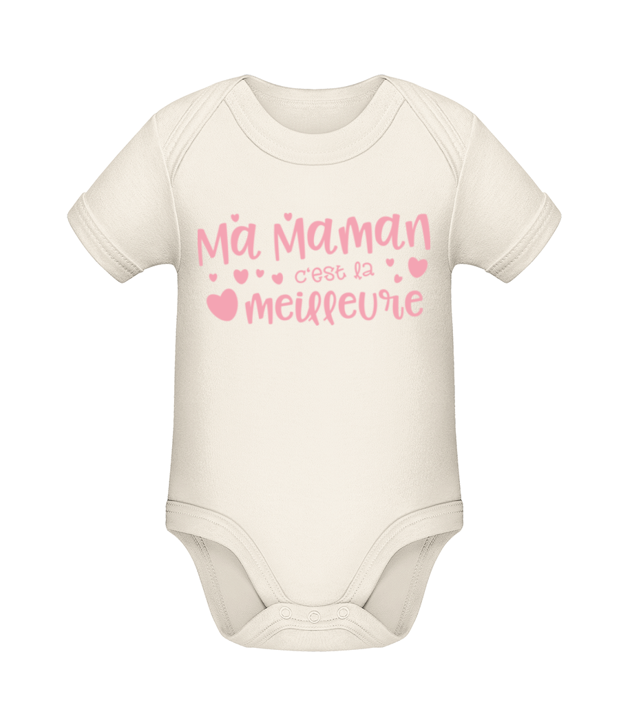 Ma Maman Est La Meilleure · Body manches courtes bio