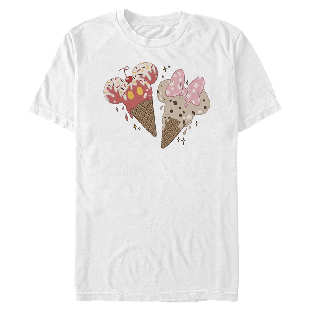 Disney - Micky Maus - Micky & Minnie Mickey Minnie Cones - Männer T-Shirt