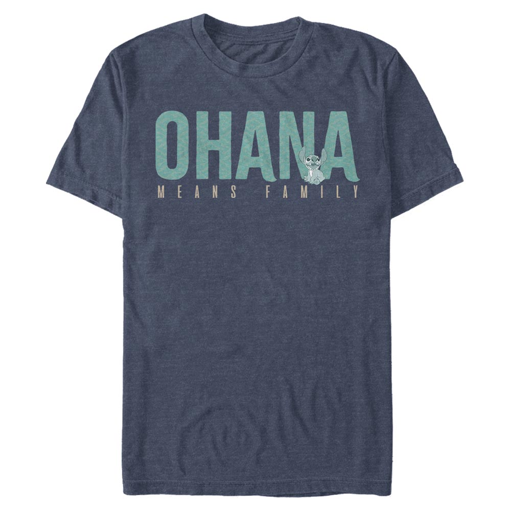 Disney Classics - Lilo & Stitch - Lilo et Stitch Ohana Bold - Homme T-shirt