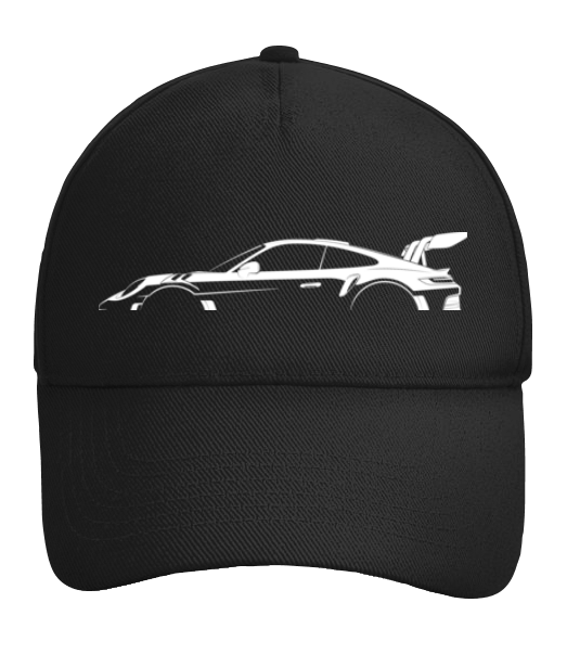 'Porsche 911 GT3 RS (992)' Silhouette · Casquette de baseball ajustable