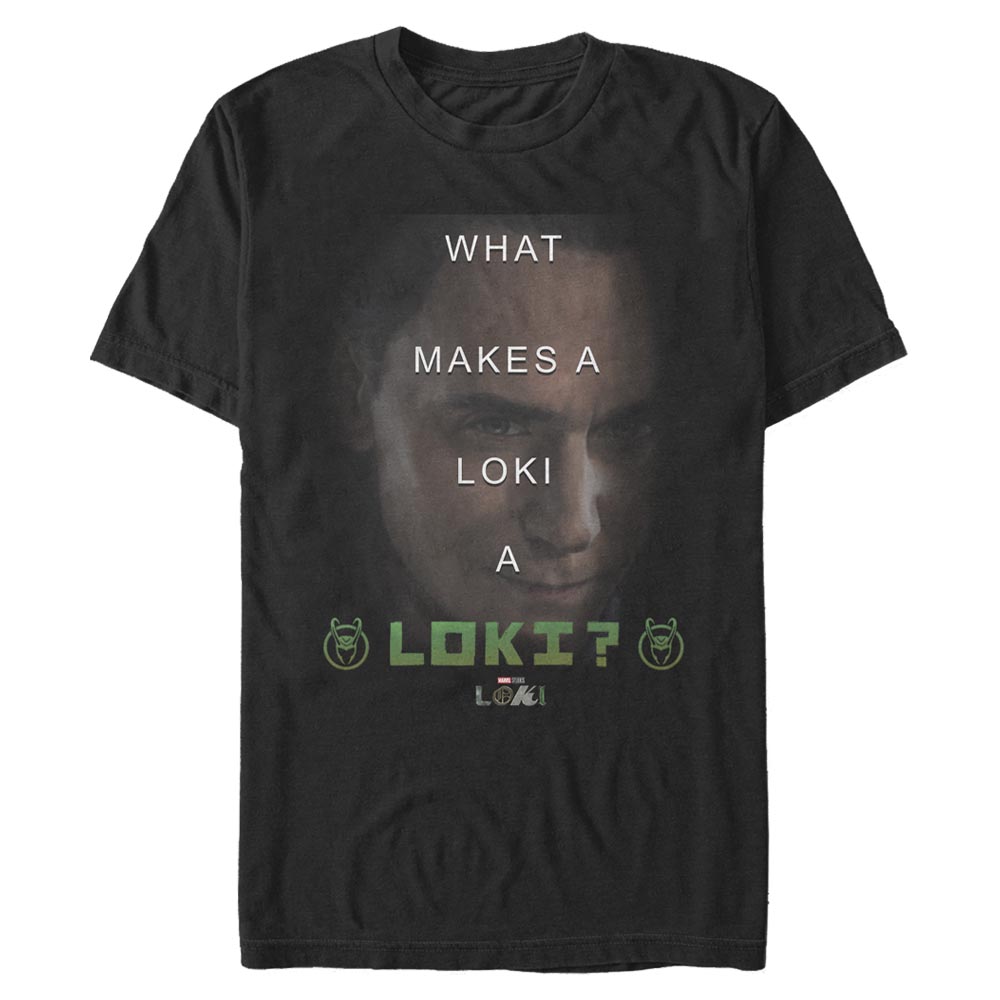 Aperçu: Marvel - Loki - Loki What - Homme T-shirt - Noir - Devant