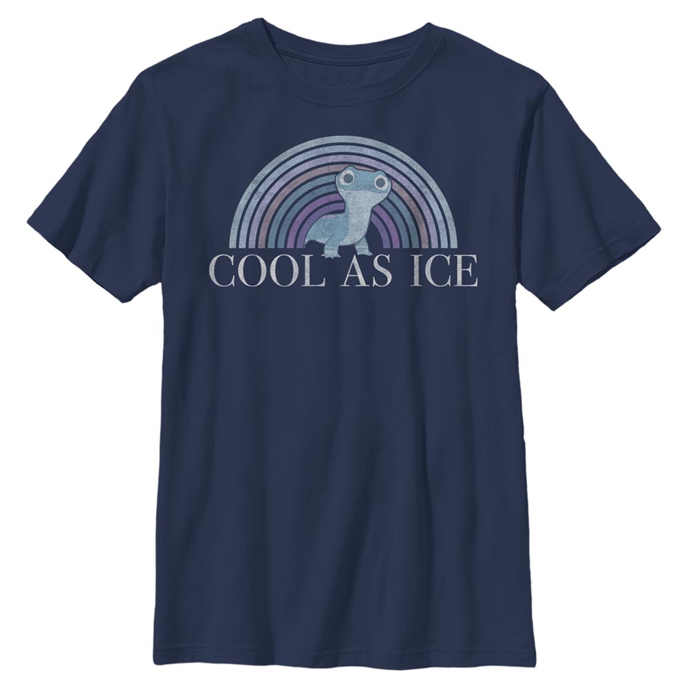 Aperçu: Disney - La Reine des neiges - Bruni Cool As Ice - Enfant T-shirt - Bleu marine - Devant