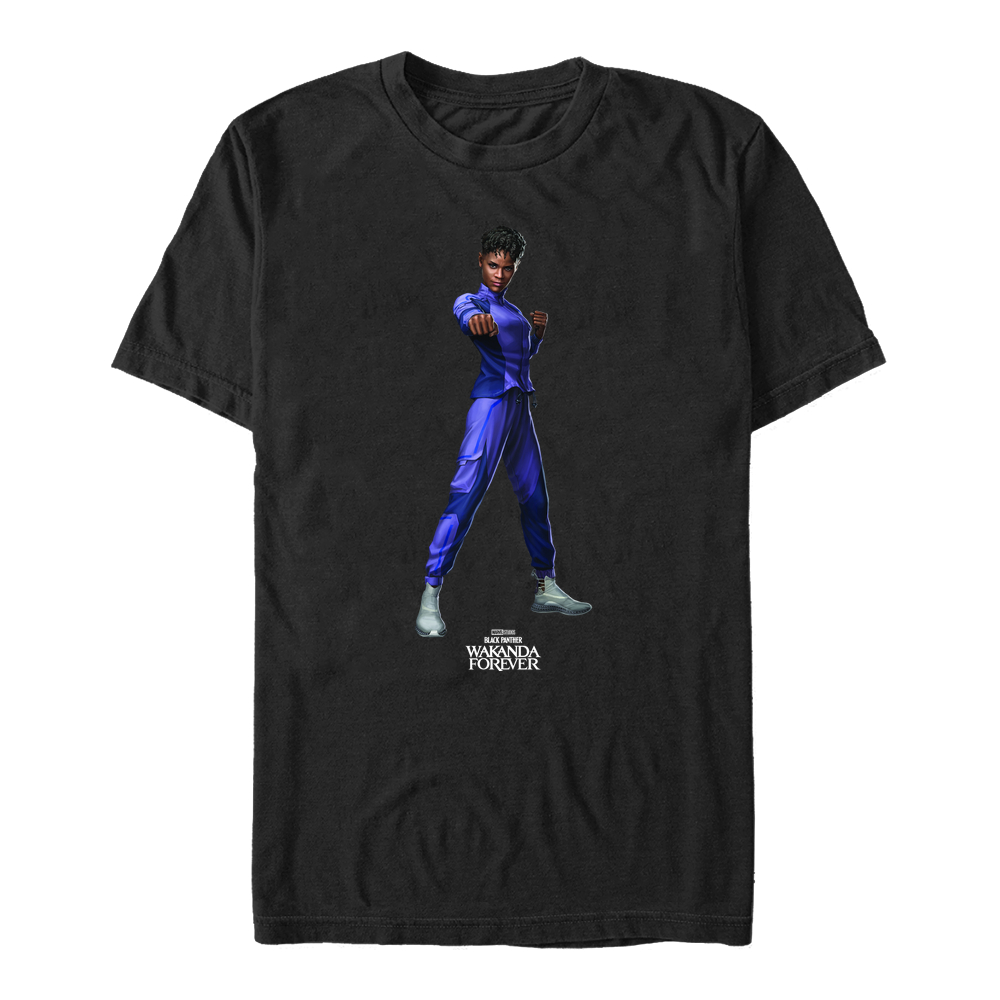 Aperçu: Marvel - Panthère noire Wakanda pour toujours - Shuri Blank - Homme T-shirt - Noir - Devant