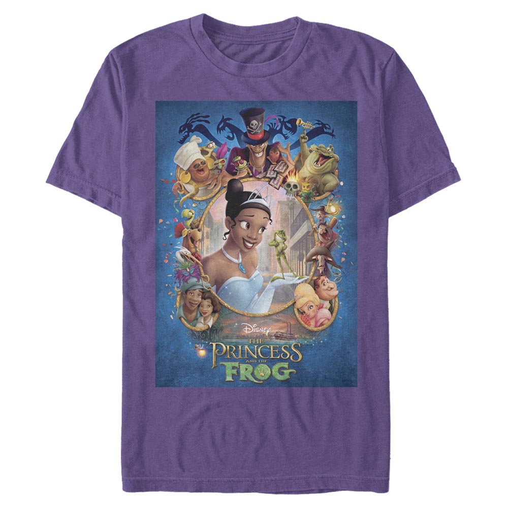 Disney - La princesse et la grenouille - Logo Princess & the Frog Poster - Homme T-shirt