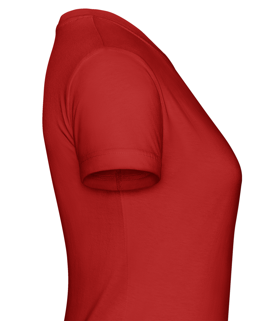 Aperçu: Polygon Raton Laveur -  T-shirt Shirtinator femme - Rouge - Droit