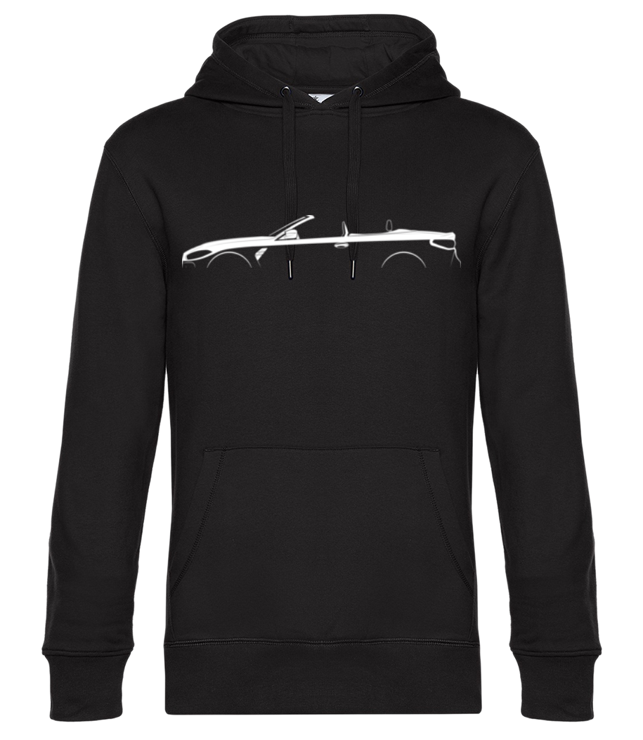 Aperçu: 'BMW M4 Cabrio (G83)' Silhouette - Sweat à capuche premium Unisexe - Noir - Devant