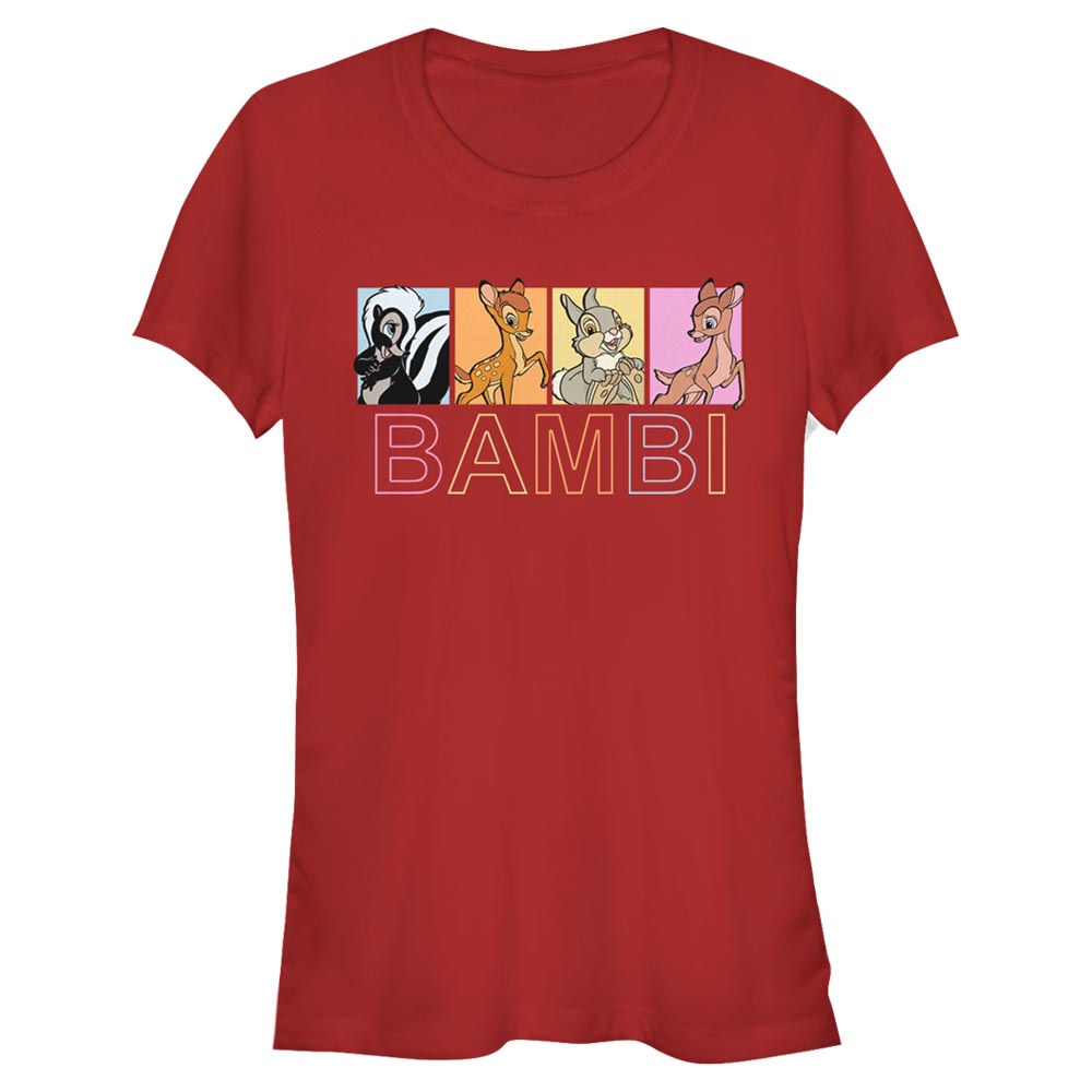 Disney Classics - Bambi - Photo de groupe Characters Box Up - Femme T-shirt