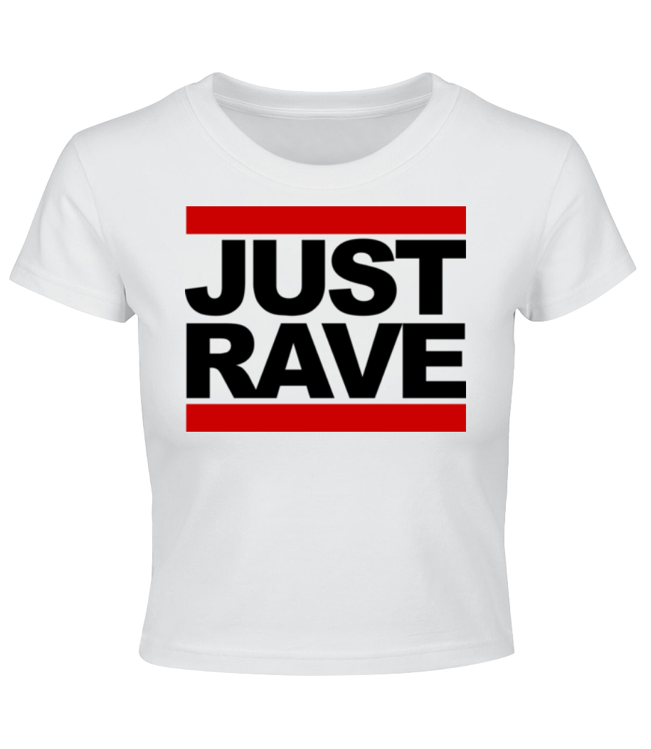 Just Rave Logo · Crop top
