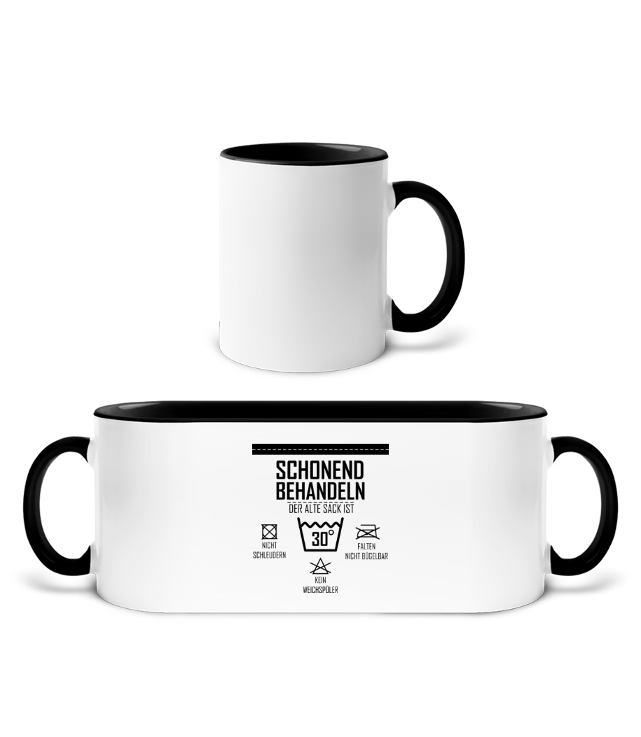 Der Alte Sack Ist 30 · Tasse zweifarbig