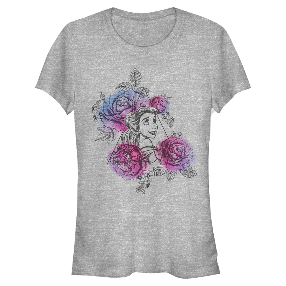Disney - La Belle et la Bête - Belle Roses Triangle - Femme T-shirt