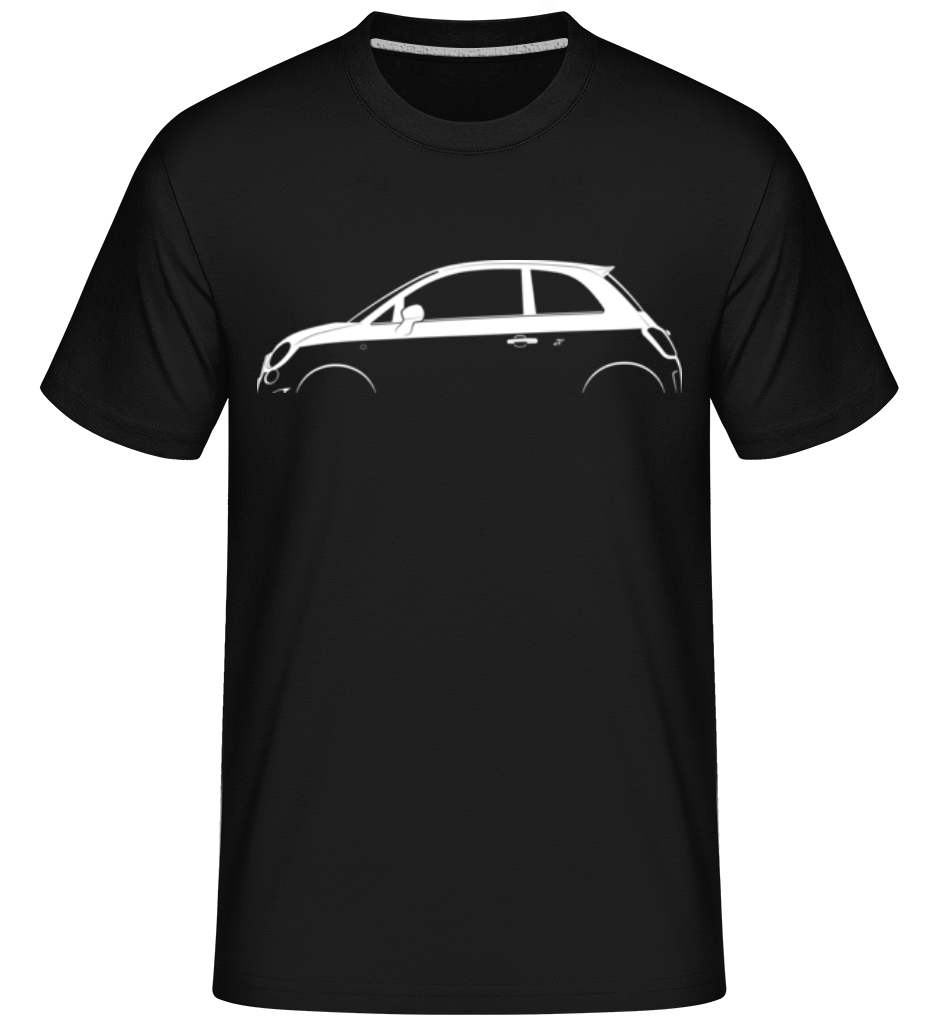 'Fiat 500 Abarth (2008)' Silhouette ·  T-Shirt Shirtinator homme