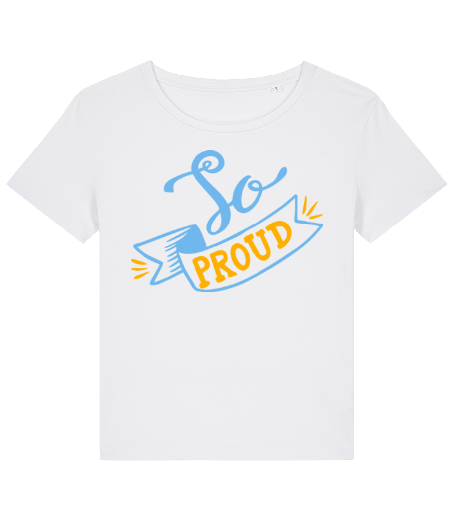 Aperçu: So Proud - T-shirt bio Femme Stanley Stella 2.0 - Blanc - Devant