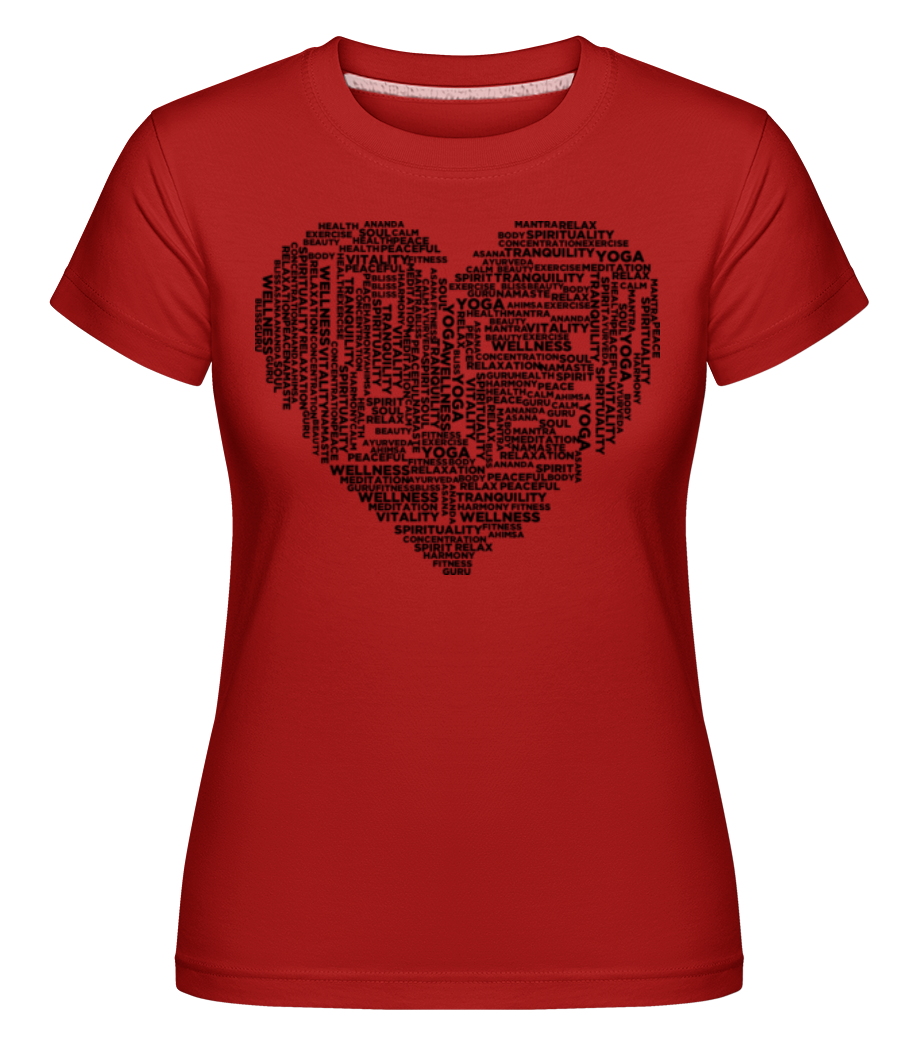 Yoga Cœur ·  T-shirt Shirtinator femme