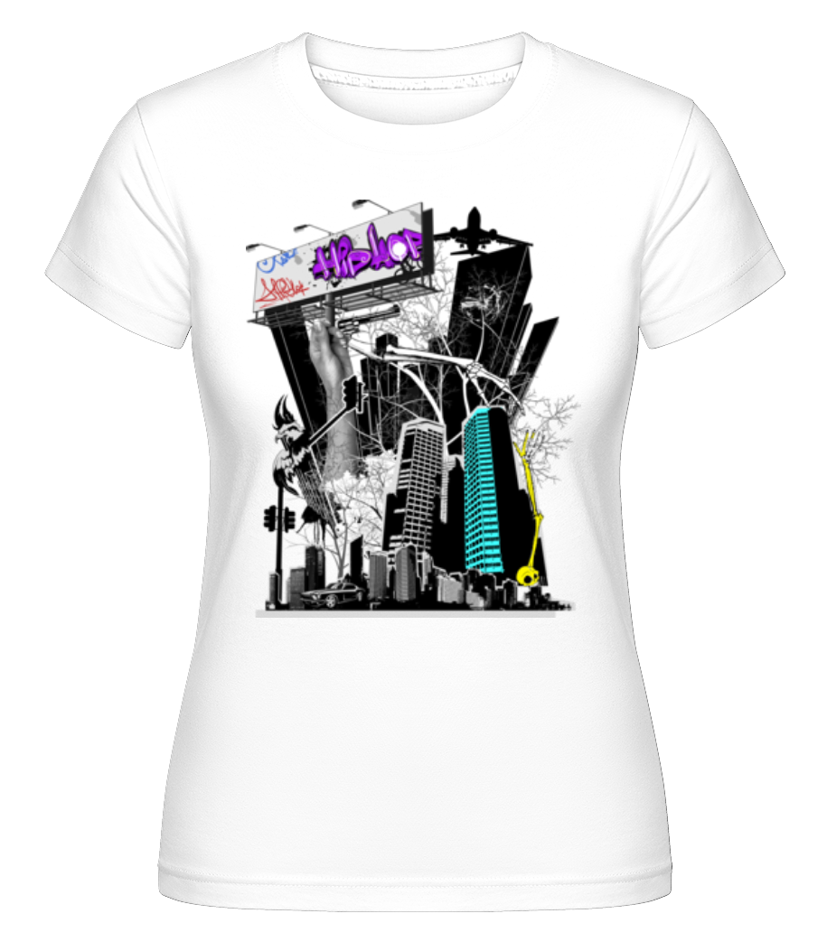 Spectacle De La Grande Ville -  T-shirt Shirtinator femme - Blanc - Devant