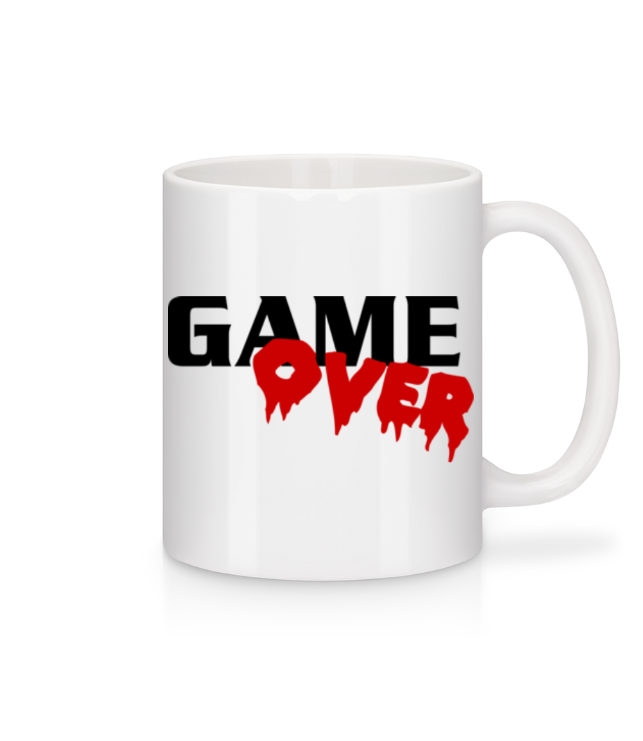 Game Over · Mug en céramique blanc