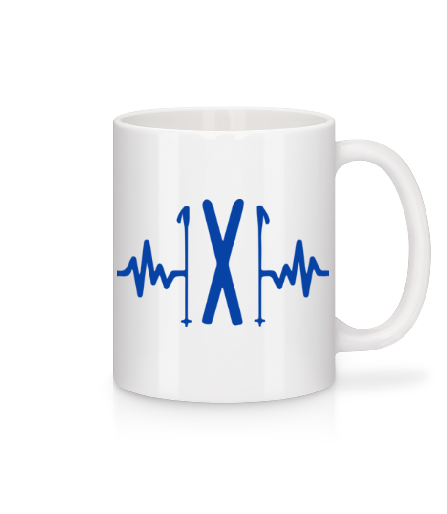 Ski Pulsation · Mug en céramique blanc