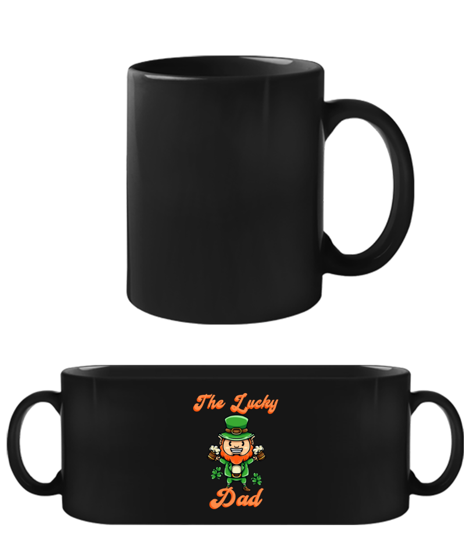 St Patrick's Day Lucky Dad · Tasse Noire