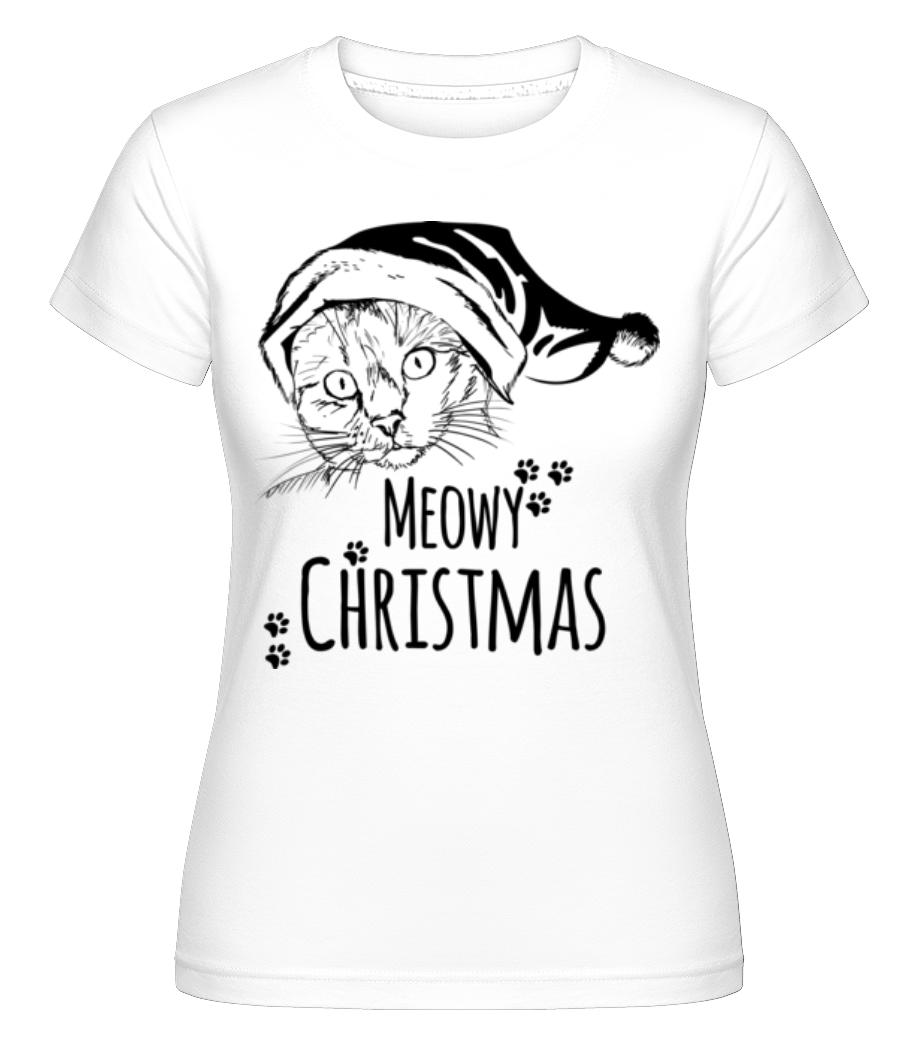 Meowy Christmas ·  T-shirt Shirtinator femme