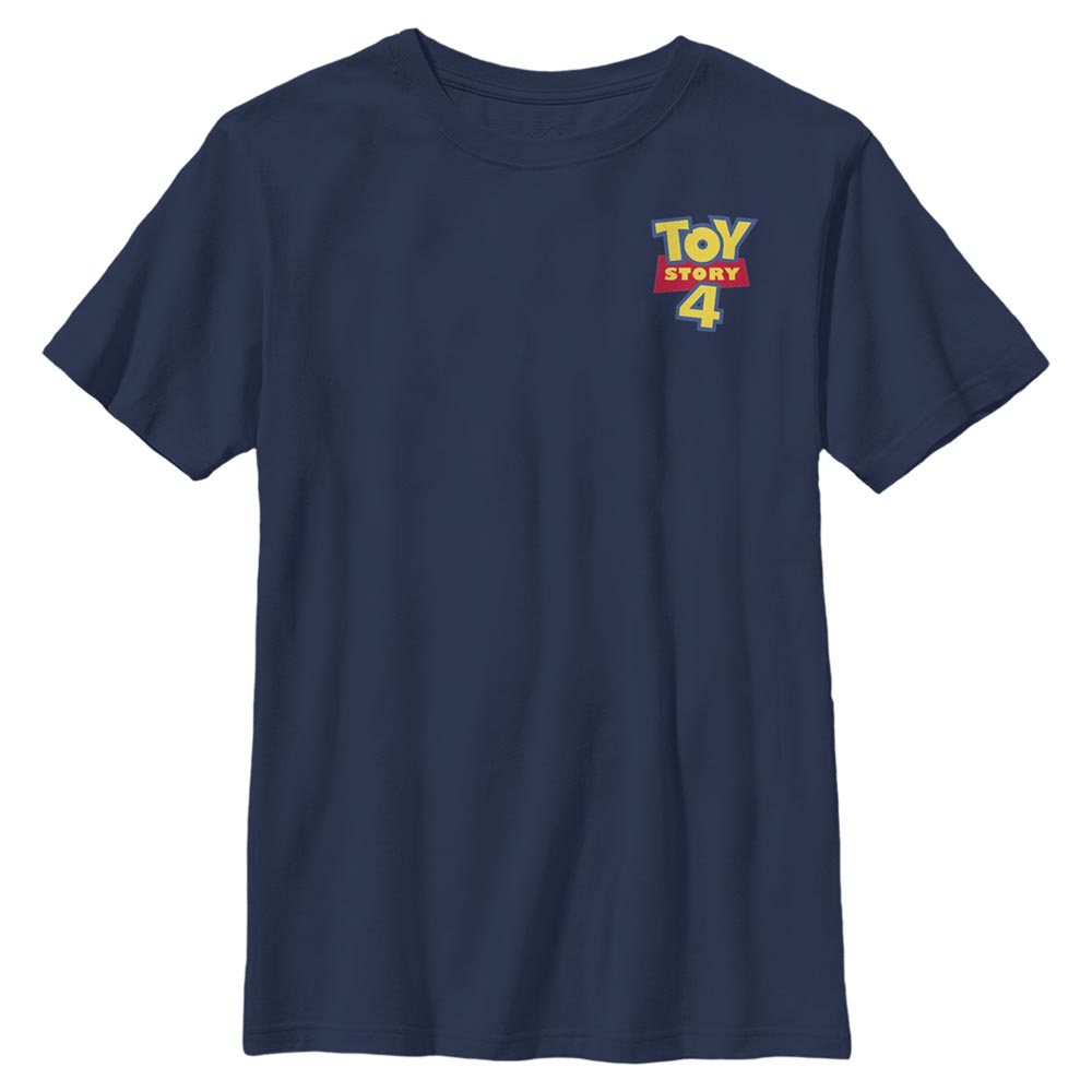 Pixar - Toy Story - Logo Chest Color - Enfant T-shirt - Bleu marine - Devant