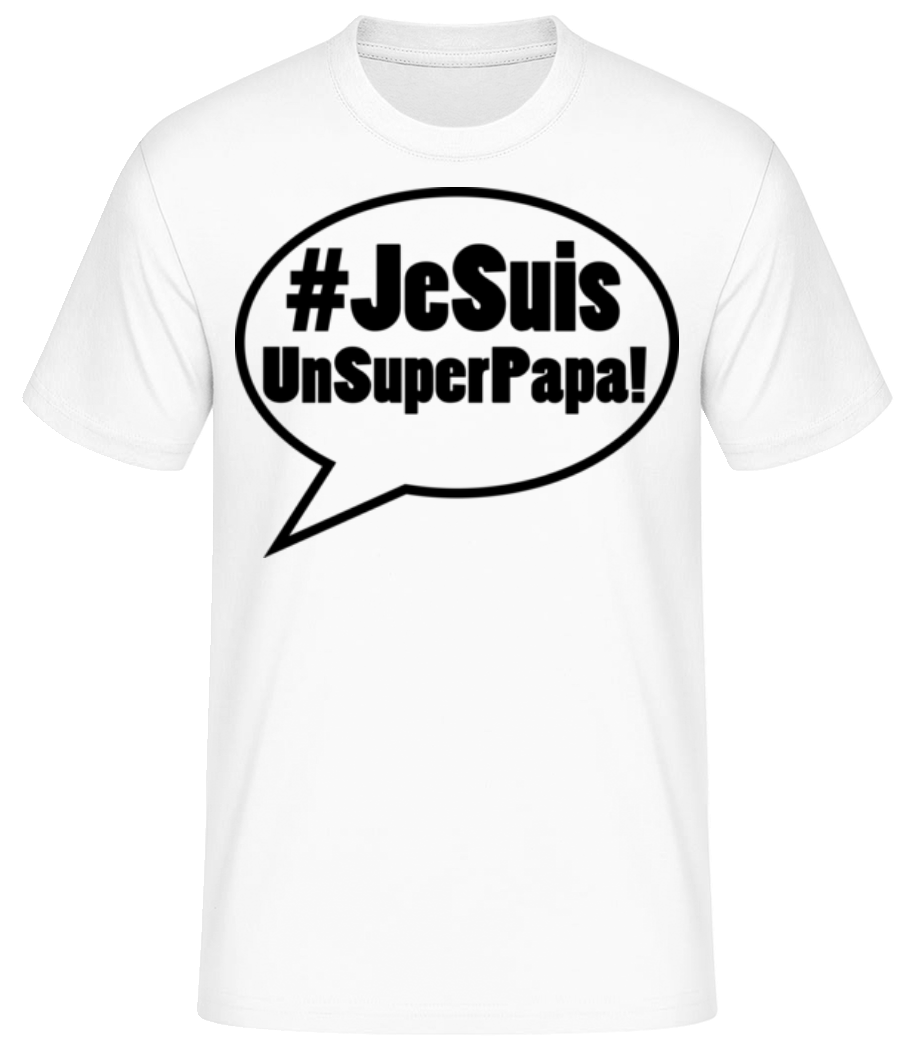 Hashtag SuperPapa · T-shirt standard Homme