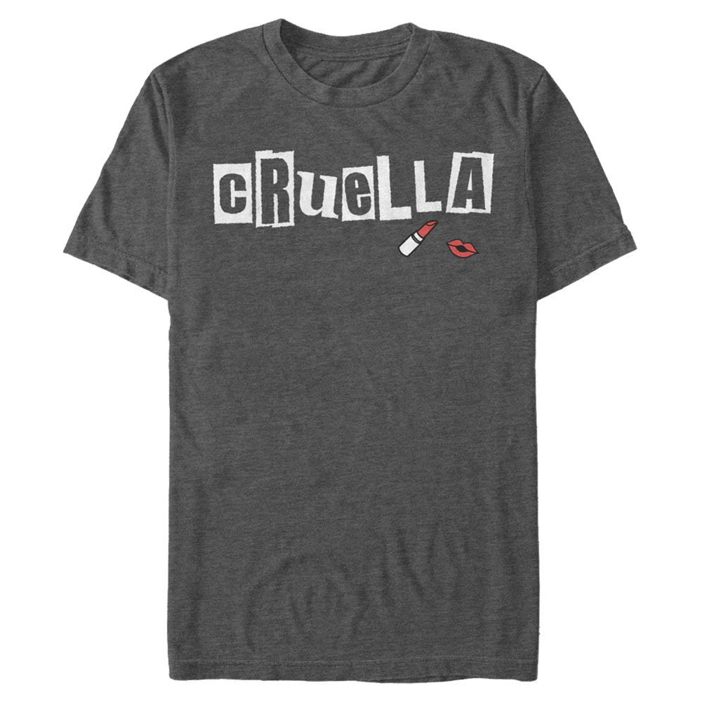 Disney Classics - Cruella - Logo Cruella Name - Homme T-shirt