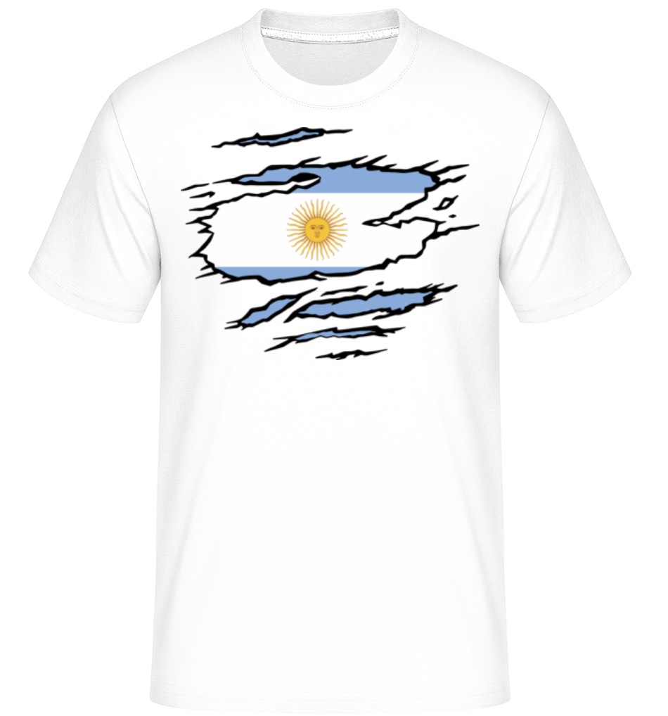 Drapeau mûré Argentine ·  T-Shirt Shirtinator homme