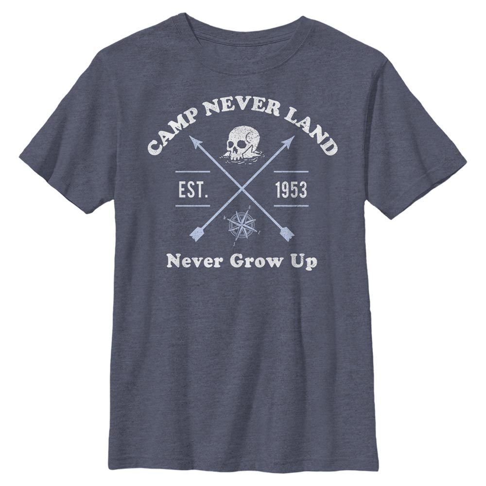 Disney - Peter Pan - Texte Never Land Counselor - Enfant T-shirt
