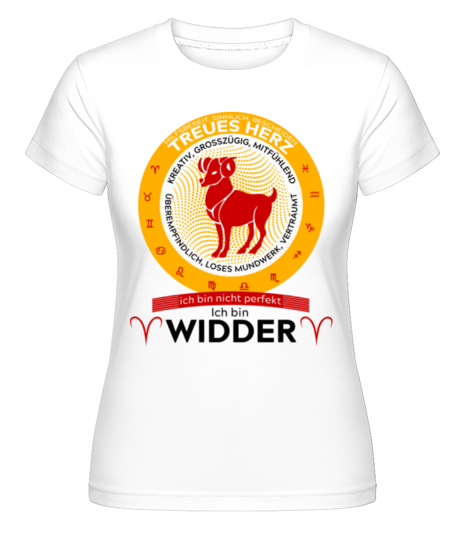 Sternzeichen Widder · Shirtinator Frauen T-Shirt