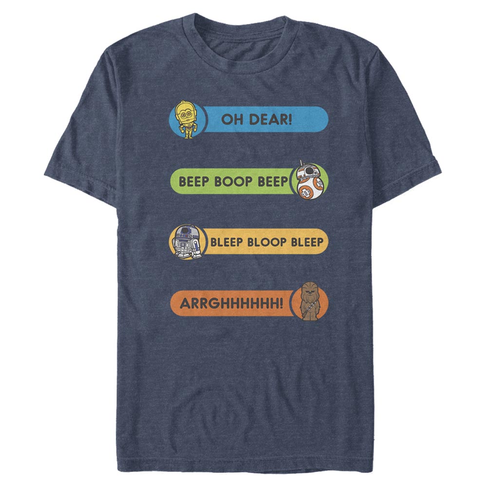 Star Wars - Le Réveil de la Force - Photo de groupe Character Sounds - Homme T-shirt