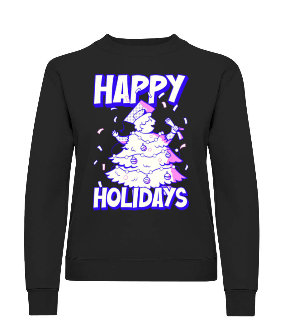 Happy Holidays · Sweatshirt Femme