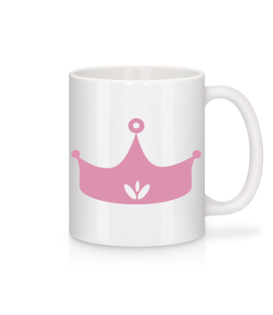 Princess Crown Pink · Mug en céramique blanc