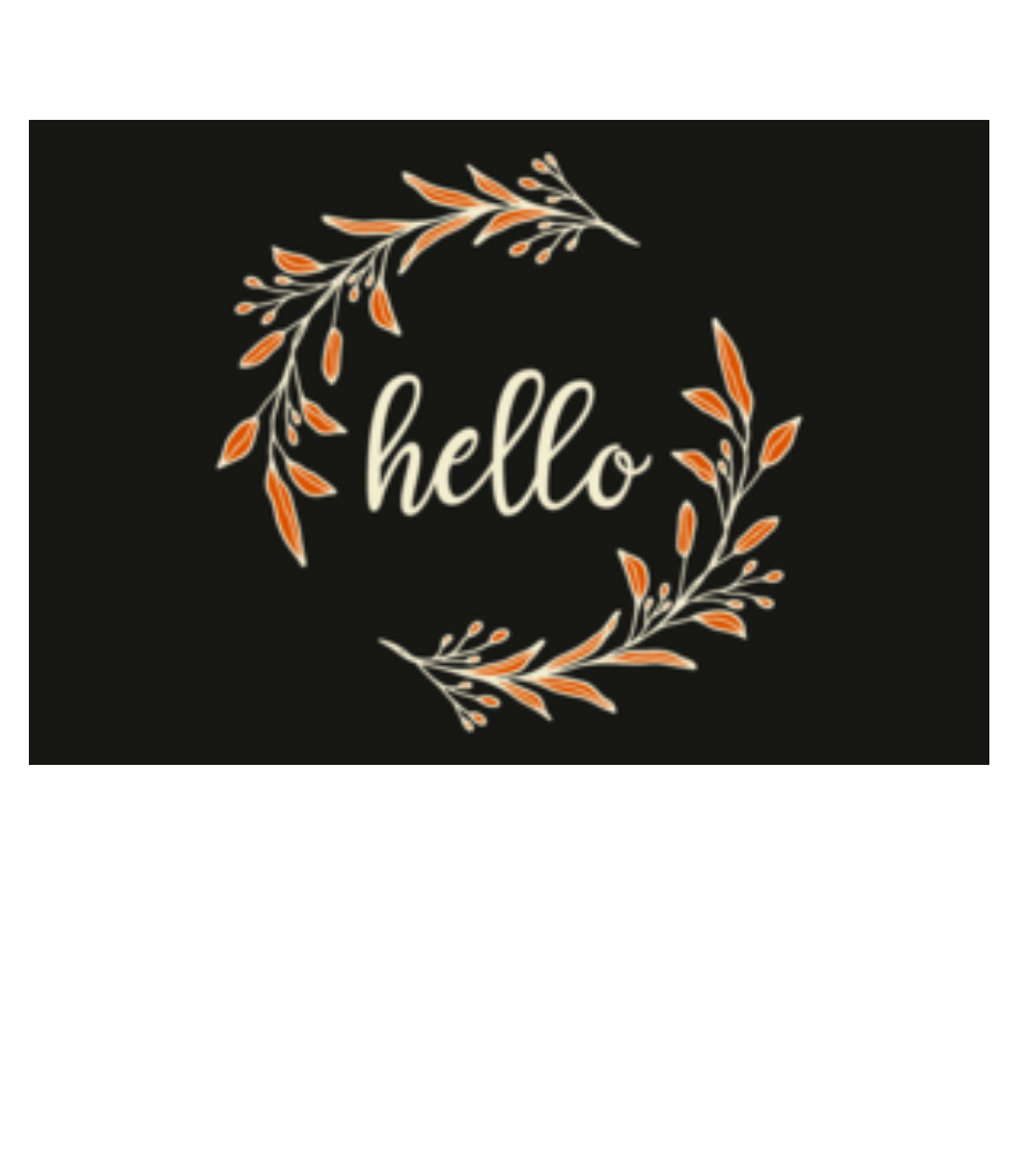 Hello Flowers · Paillasson