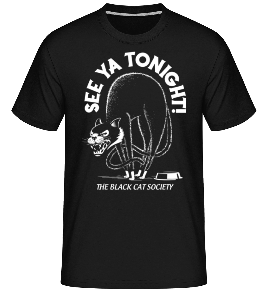 Black Cat Society ·  T-Shirt Shirtinator homme